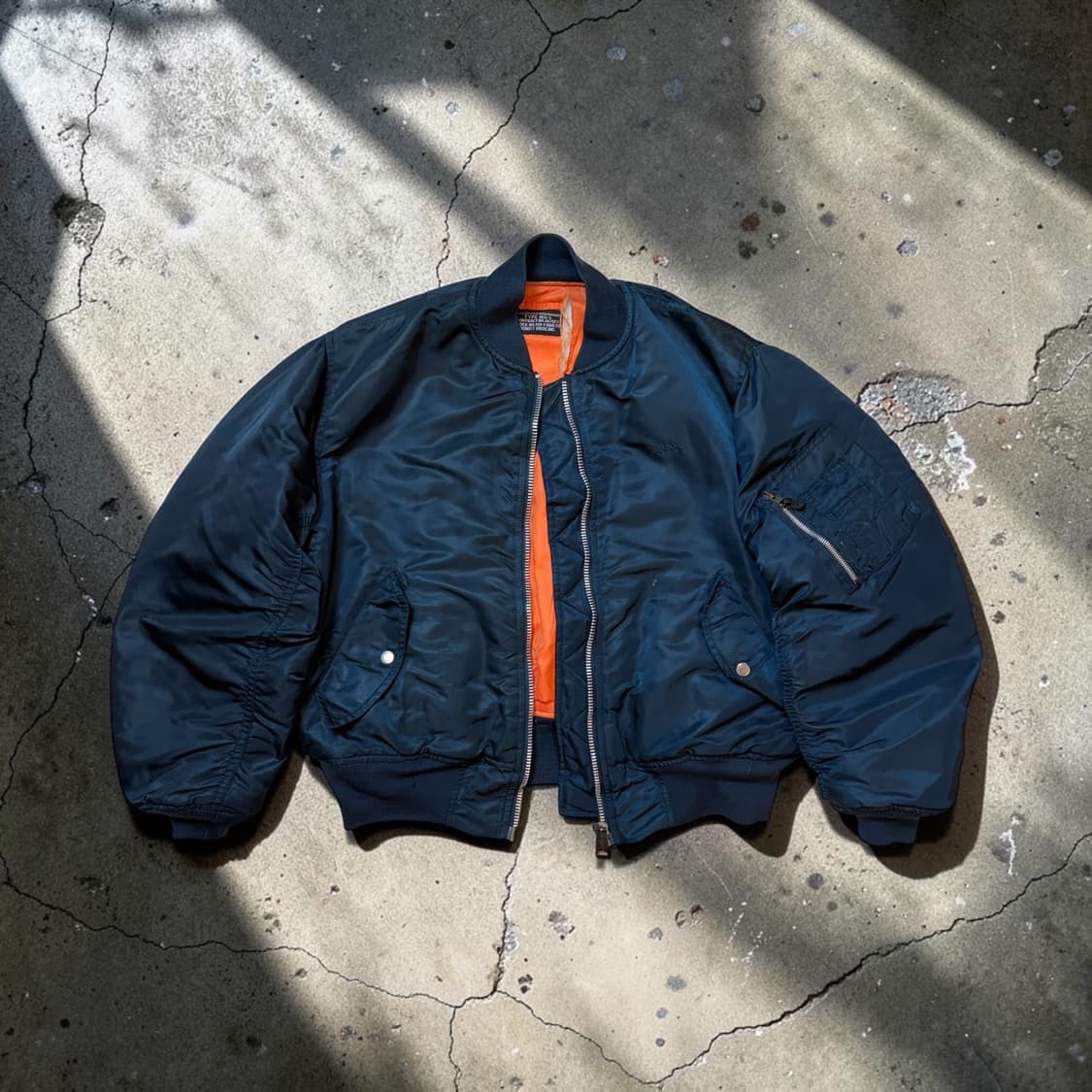 90s Schott USAF MA-1 플라이트 자켓